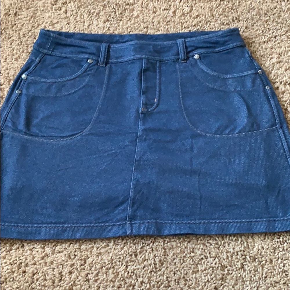 Athleta Skort Denim Blue Size Medium